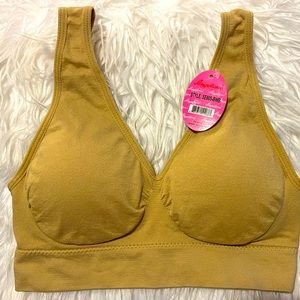 Angelina’s seamless padded skims bra, Small, NWT